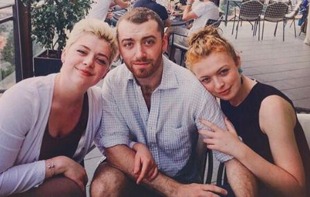 Lily Smith with her brother Sam Smith and sister Mabel Smith